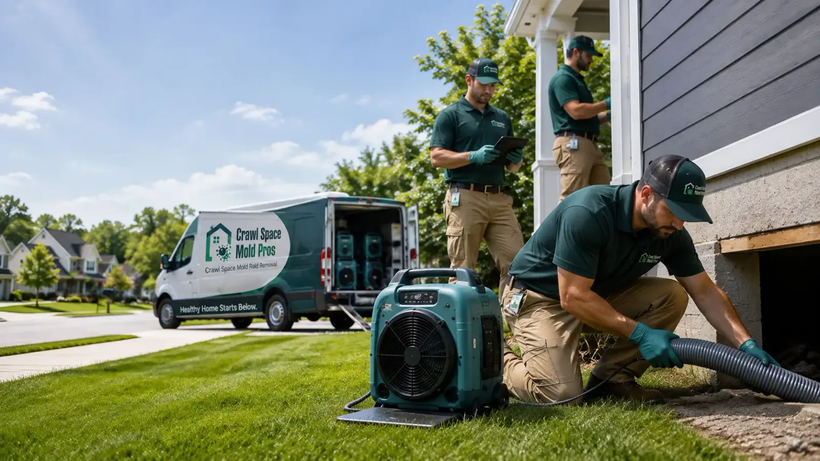 Crawl Space Mold Removal in Eagle, MI